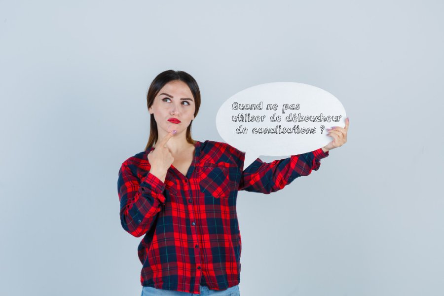  Quand ne pas utiliser de déboucheur de canalisations
